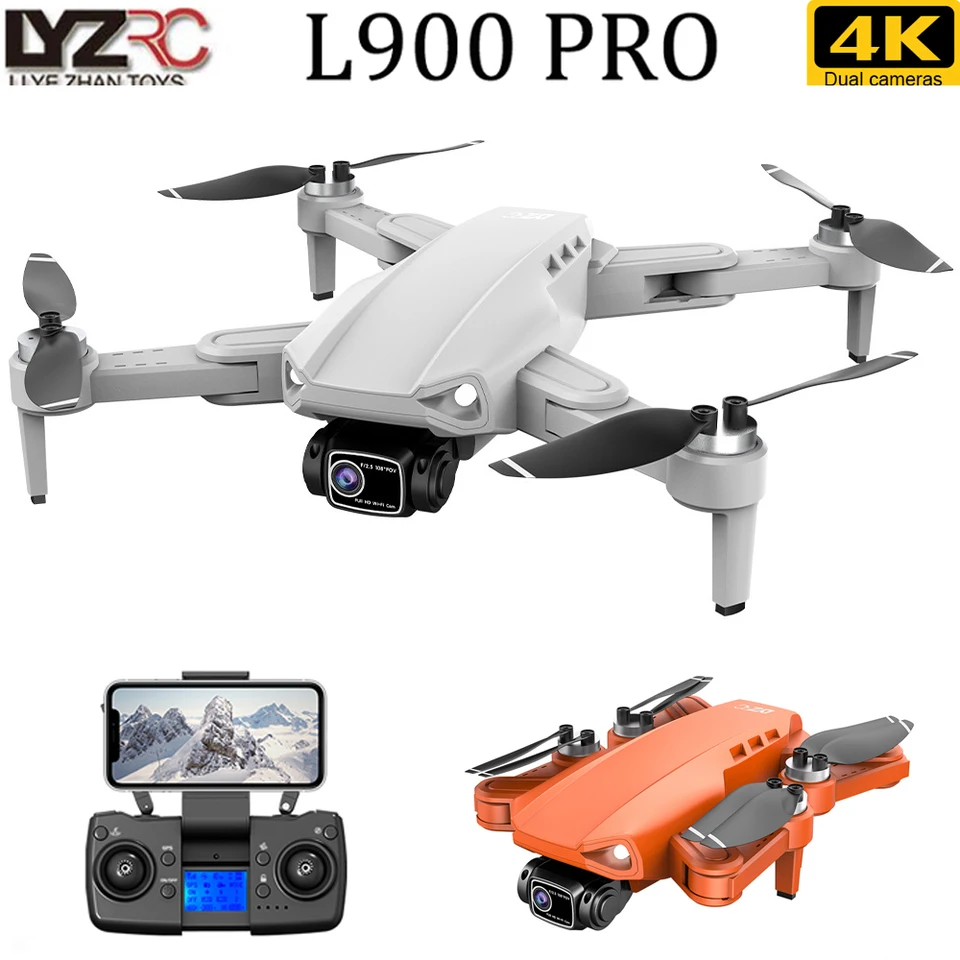 L900 PRO GPS DRONE 4K Profesionálny HD DUAL CAMERACON 5G WIFI Photografia bez kefy bez skladača RC Vzdialenosť 1,2 km dron hračky