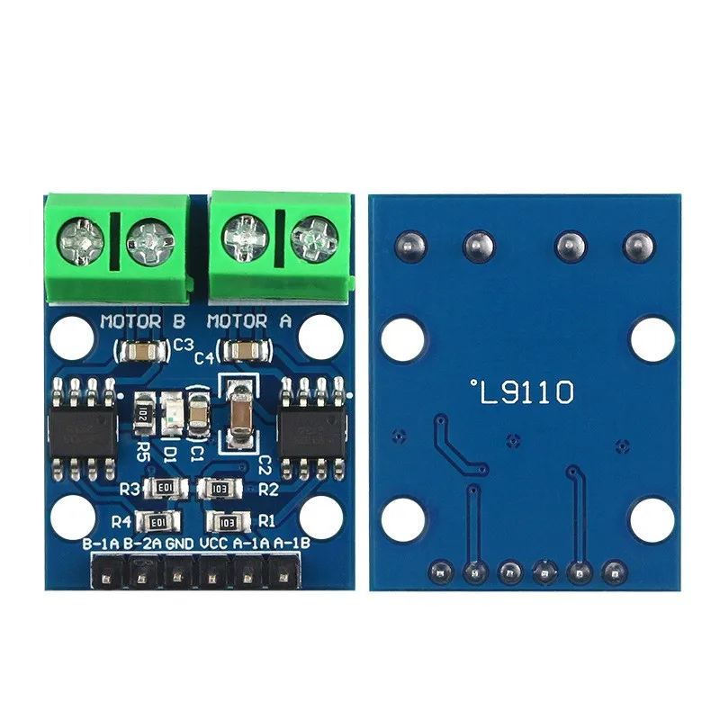 L9110S 2.5V-12V DC DC Krokový ovládač Motor Modul H-Bridge H-Bridge pre Arduino kompatibilný TTL CMOS CPU