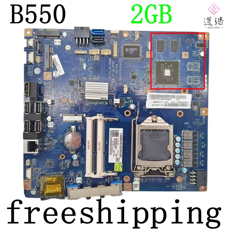 LA-A071P pre základnú dosku Lenovo B550 AIO Via15 2 GB DDR3 Mainboard 100% Testovaná plne práca