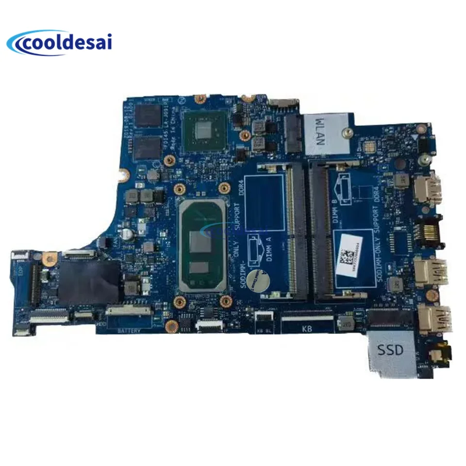 LA-J091P LA-J092P.For Dell Inspiron 3493 3593 5493 5593 LAPTOP Základná doska CN-050RDR FDI45.With CPU I7/i5 10th.mx230 100% Testované
