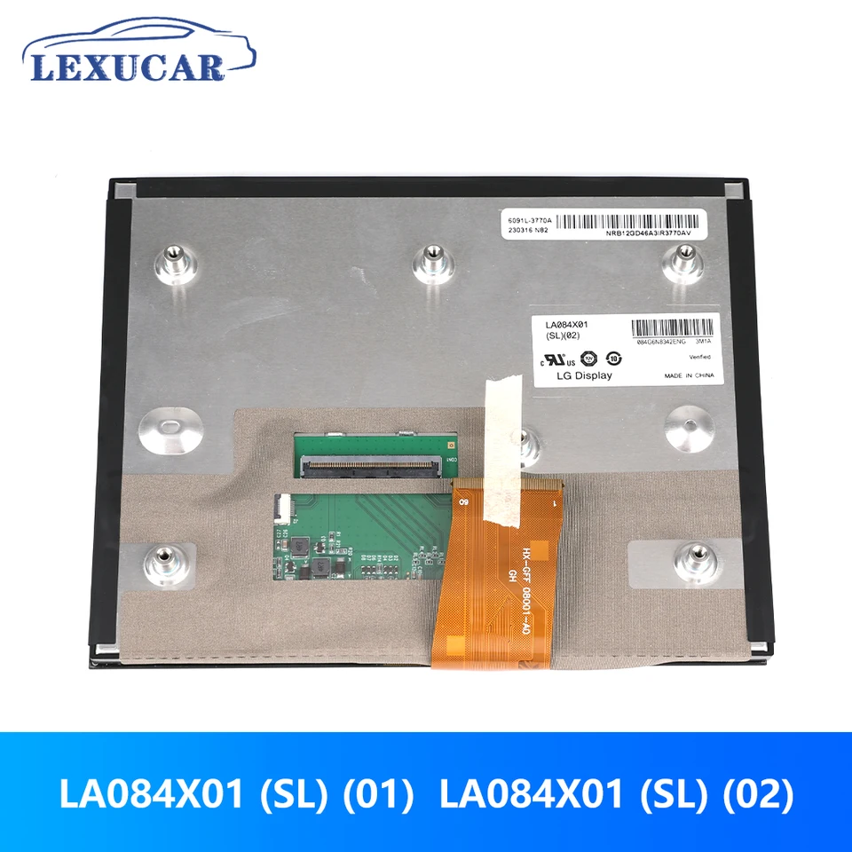 LA084X01-SL01 LA084X01 SL02 LCD displej 8,4 palca dotykový digitalizátor pre Ram Dodge Jeep Chrysler 2017-2021 UConnect Radio navigácia