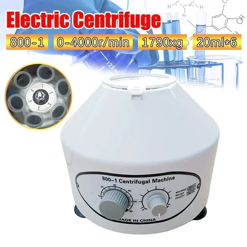 Laboratórna odstredivka lavica Centrifuge 800-1 4000 ot / min 1790xg PRP PRF Plazma Elektrické lekárske prax