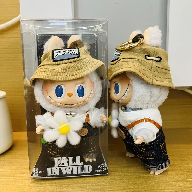 LaBubu Fall in Wild Series Lisa Rovnako Monsters 17cm LaBubu Rag Vinyl Plush Doll Tide Play