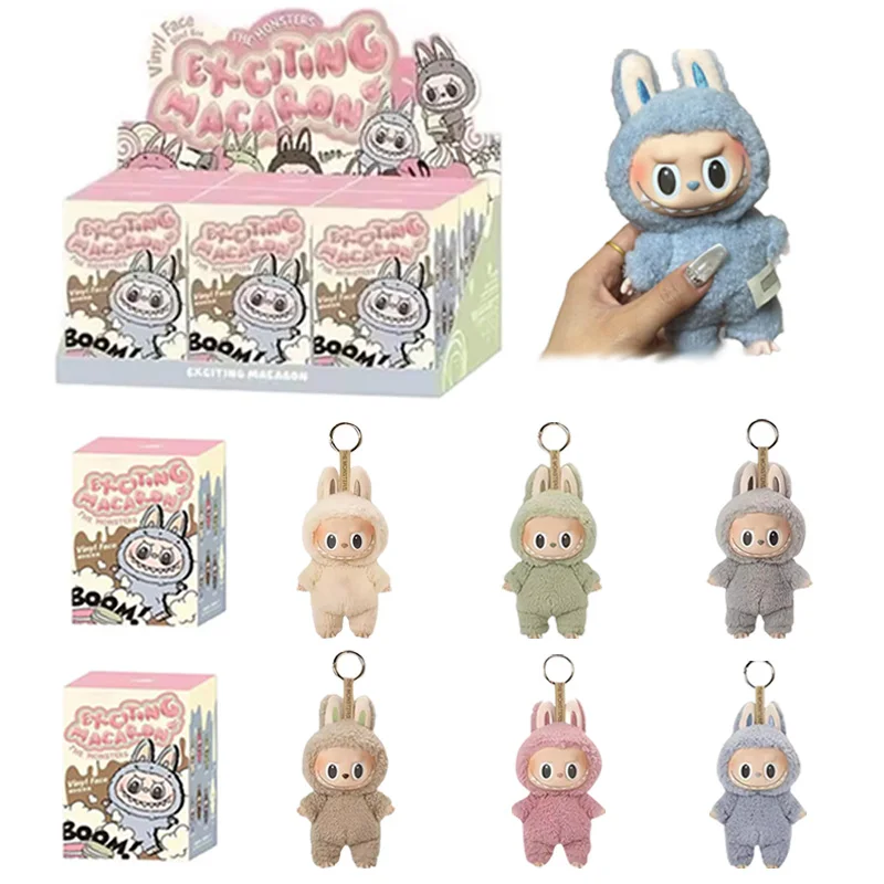 LaBubu The Monsters Heartbeat Macaron Smalt Face Blind Box PVC Figurín Tabletop Ozdob