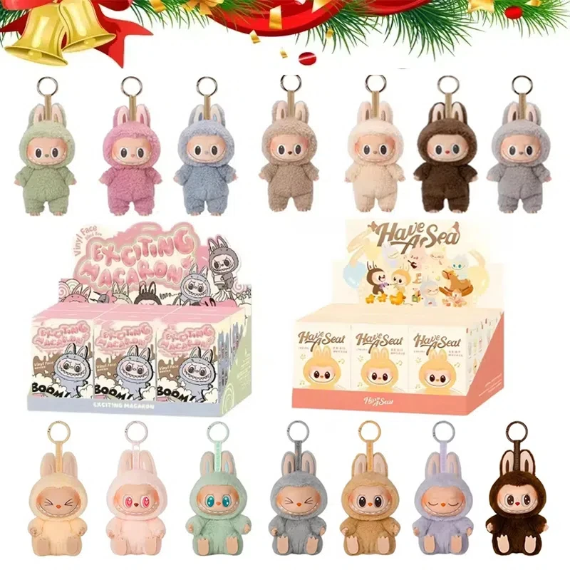 LaBubu The Monsters Heartbeat Macaron Smalt Face Blind Box PVC Figurín Tabletop Ozdob