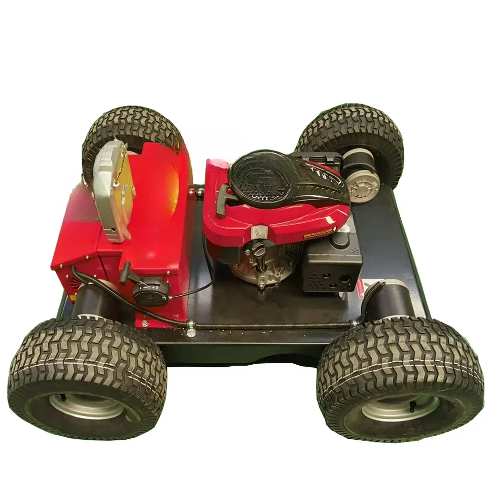 Lacnejšia cena 4WD 4x4 Kolesový robot nula Turn Tractor traktor z čínskeho robota kosačky na trávu