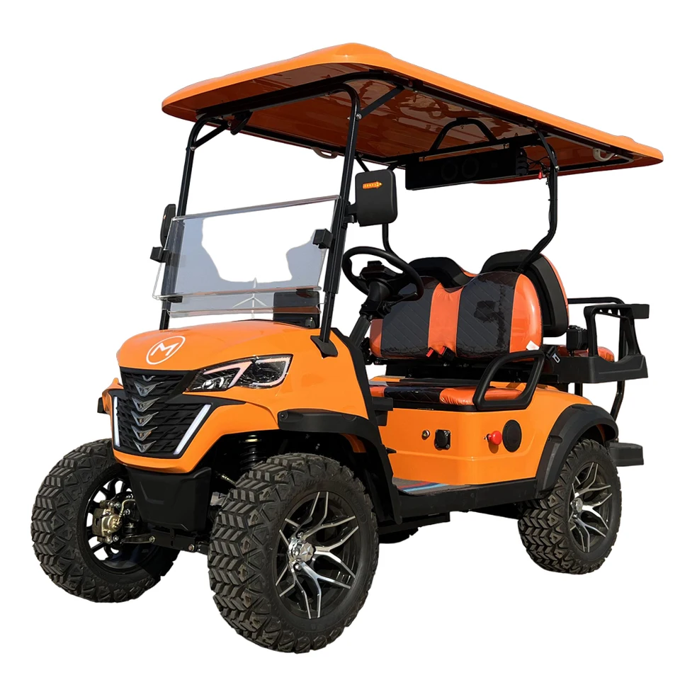 Lacné Salech'ina MMC 4 6 8Seater 60/72V lítiová batéria 5000 W/7000 W Solárny panel Elektrický golfový vozík