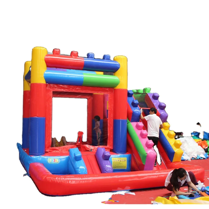 Lacné veľké deti jednorožec skákacie hry Téma Trampoline Tomas Kids nafukovací hrad s šmýkačkou