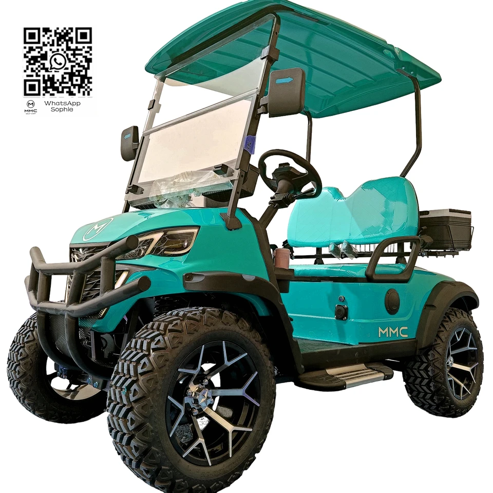 Lacný luxusný 8 SEATER Nízka rýchlosť vozidla Off-Road 4 kolieska Push Electric Street Legal Golf Cott na predaj