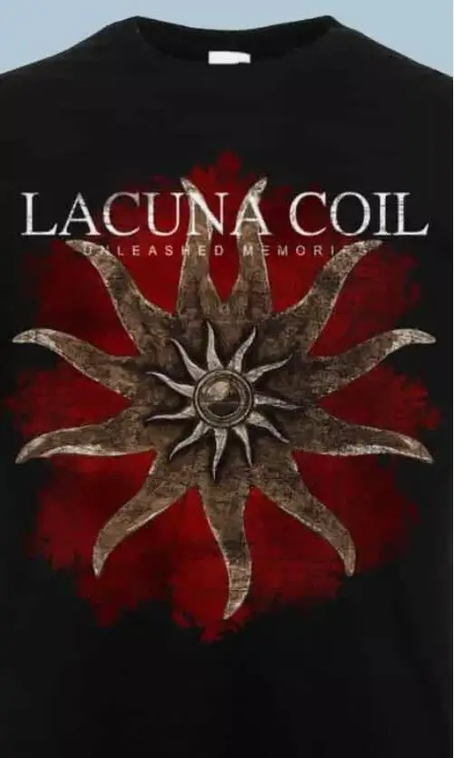 Lacuna Coil Memories Black Tričko s krátkym rukávom S-3XL