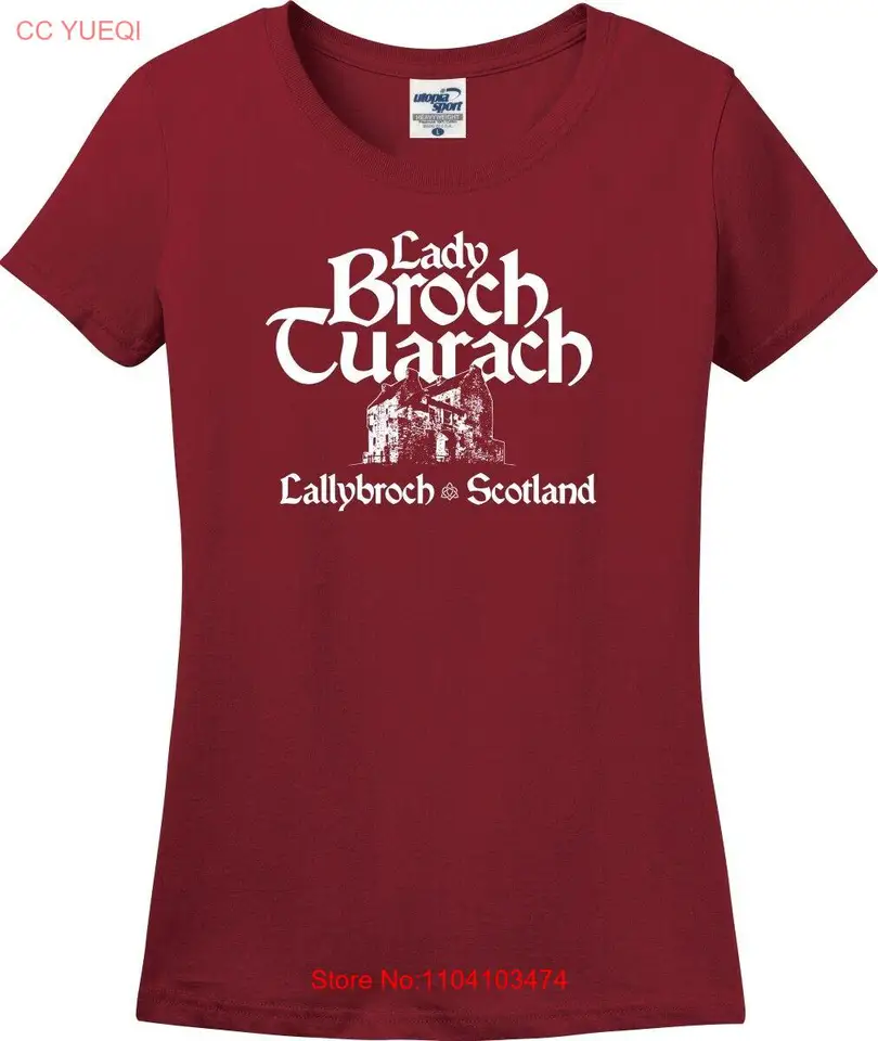 Lady Broch Tuarach Claire Fraser Lallybroch Missy Fit Ladies Tričko (S-3X)