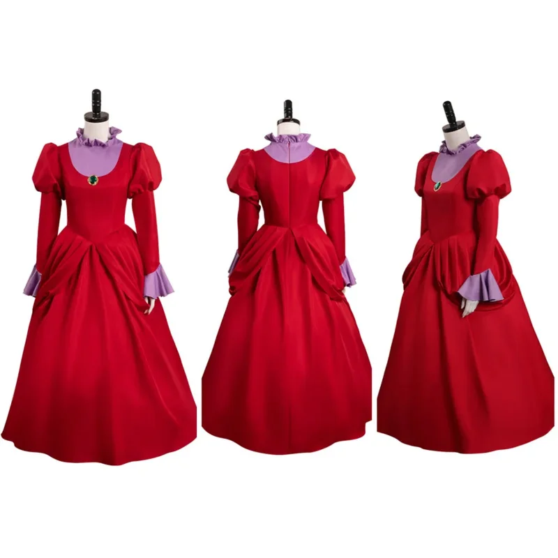 Lady Tremaine Cosplay šaty fantasy karikatúra filmová matka maskovanie kostým dospelých žien Roleplay Fantasia Outfits pre ženy f f