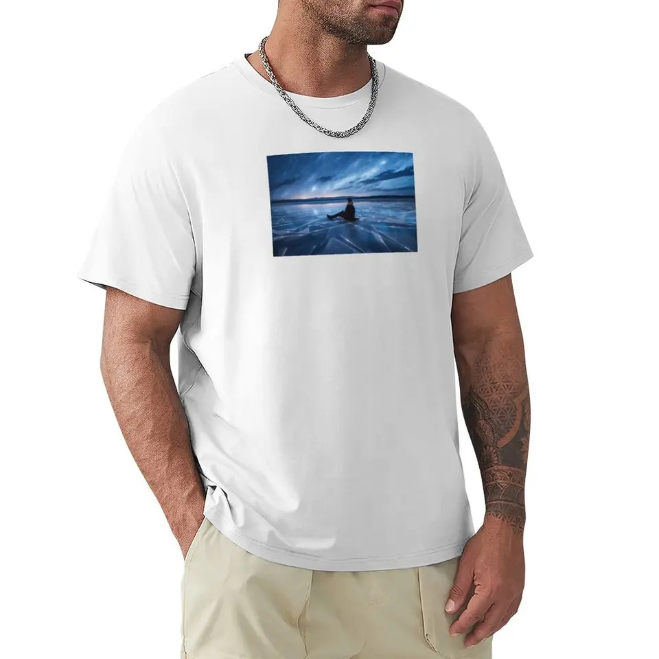 Lake Bajkal RB001 Tričko Tops Tops Swe Cute Tops New Edition Men tričko