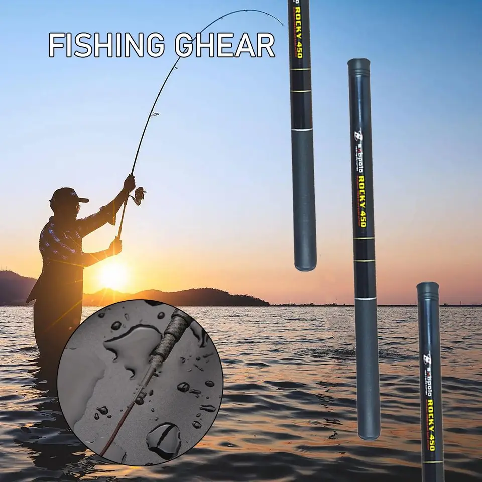 Lake Ultralight Teleskopický rybársky prút Mini Carp Feeder Prenosný superhardový potok ručný stĺp