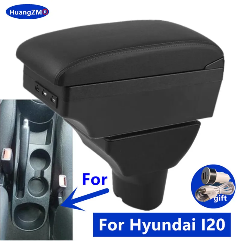 Lakťové opierky pre krabicu na lakťové opierky Hyundai i20 pre Hyundai i20 2012 Vyhradené dodatočné vybavenie interiérové ​​centrum úložné boxy
