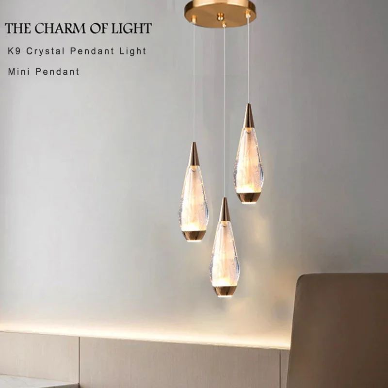 Lampa moderný 3-osvetlený kuchynský ostrov prívesok na osvetlenie, mini LED svetlo svietidlá