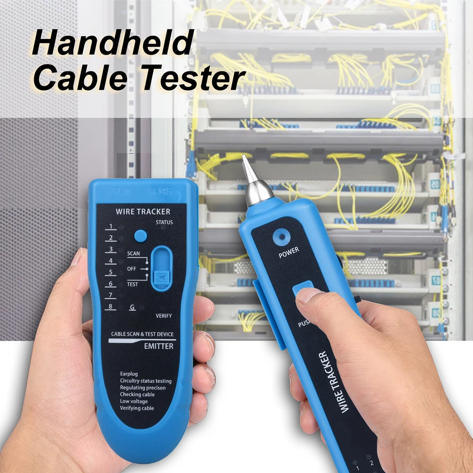 LAN Network kábel tester CAT5 CAT6 RJ45 UTP STP LINE Finder Finder Telefónny vodič Tracker Diagnostika testera tónovej vzdialenosti kábla