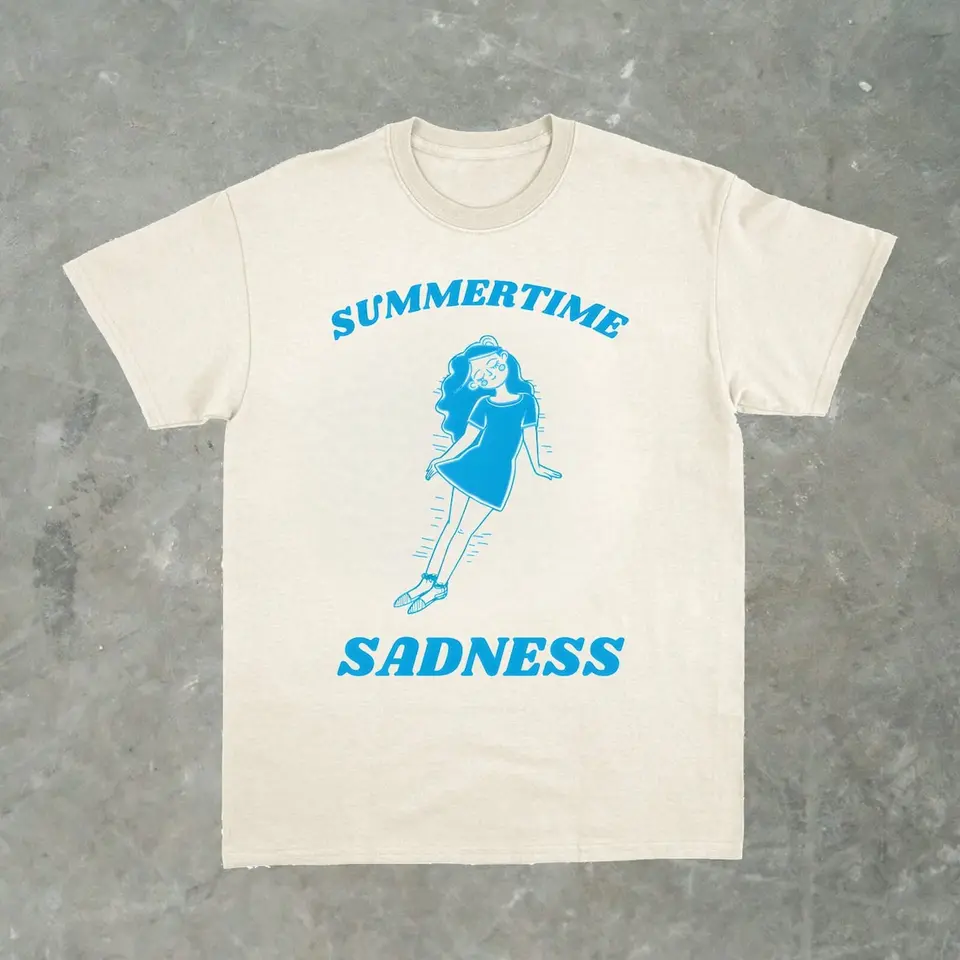 Lana del Rey letný smútok Unisex T tričko vtipný darček pre neho jej rapper módny fanúšik hudby Lyric Vintage Bootleg Girl Artist