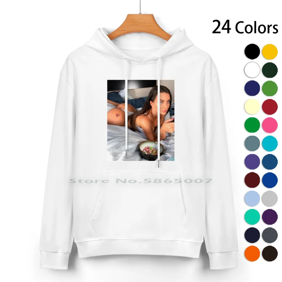 Lana Rhoades Morning Cereal Cotton Hoodie Swater 24 farieb Lana Roades Riley Reid Mia Khalifa Bigass Bigtits Obrovské prsia sexy sexy