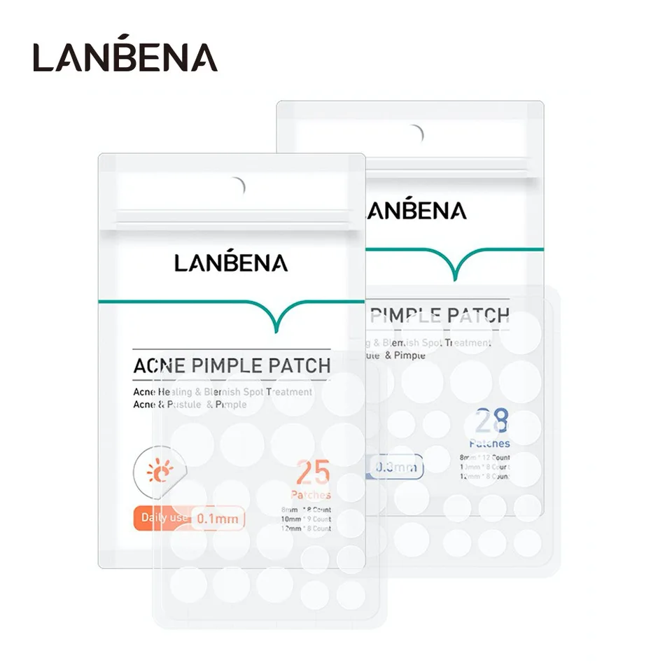 Lanbena oprava akné Patch Patch Facial Care Care Care Fade Chaches Pimple Značky zatvorené vŕtačky akné pokrývajú akné pimple opraváren