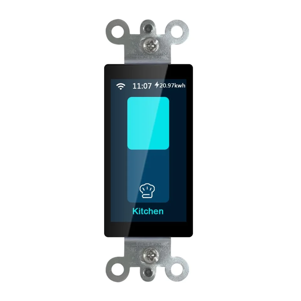 Lanbon L9 LCD Smart Light Switch Sensor Sensor Single Single 3 Way 2,4 GHz Wi-Fi Touch Smart Switch Práca s Alexa a Google Home