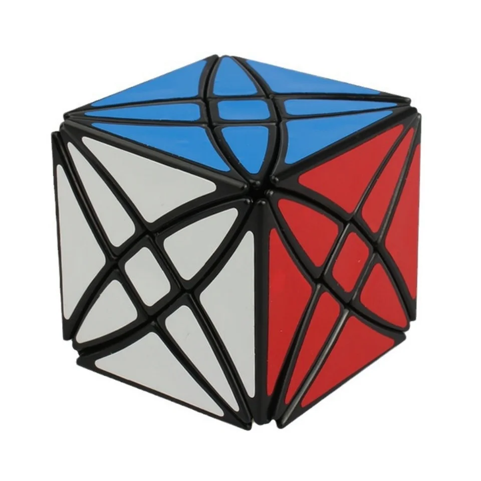 Lanlan Flower Rex Strange Shape Axis Cube 8 Axis Hexahedron Magic Cube Puzzle 58mm rýchlostné hračky pre vzdelávanie