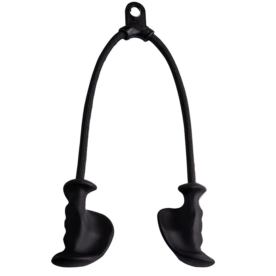 Lano Ergonomic Triceps Rany Doly s protišmykovou prírodnou gumovou priľnavosťou pre viac svalových vlákien-gymské lano na tlačenie Downs