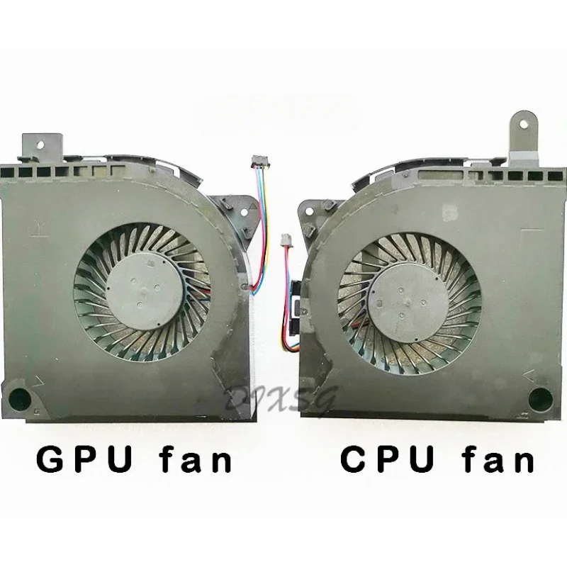 LAPTOP CPU GPU chladiaci ventilátor chladiča chladiča pre ASUS ROG 2S G703V G703V G703VI G703V G703GS 13NB0EU0P07011 � DC 12V