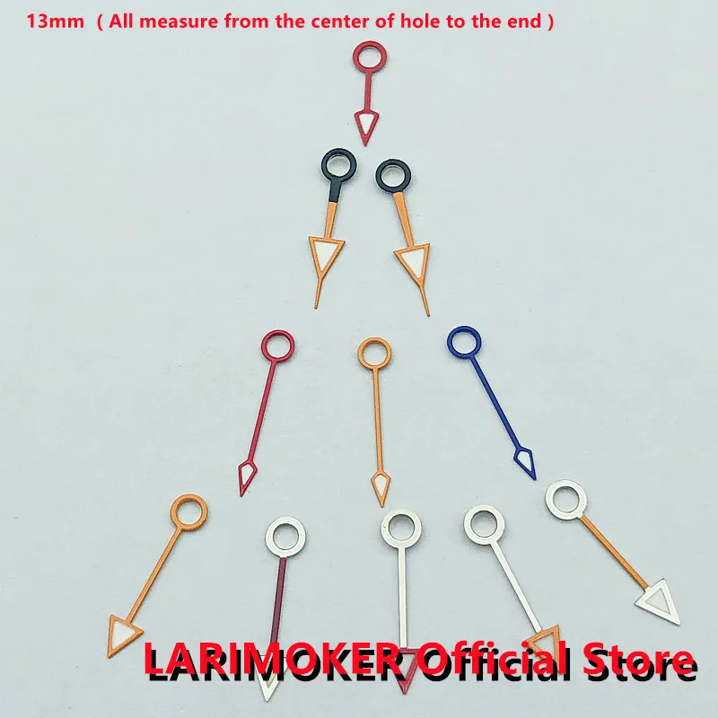 Larimoker Green Light GMT Watch Hands Fit Mingzhu DG 3804 pohyb