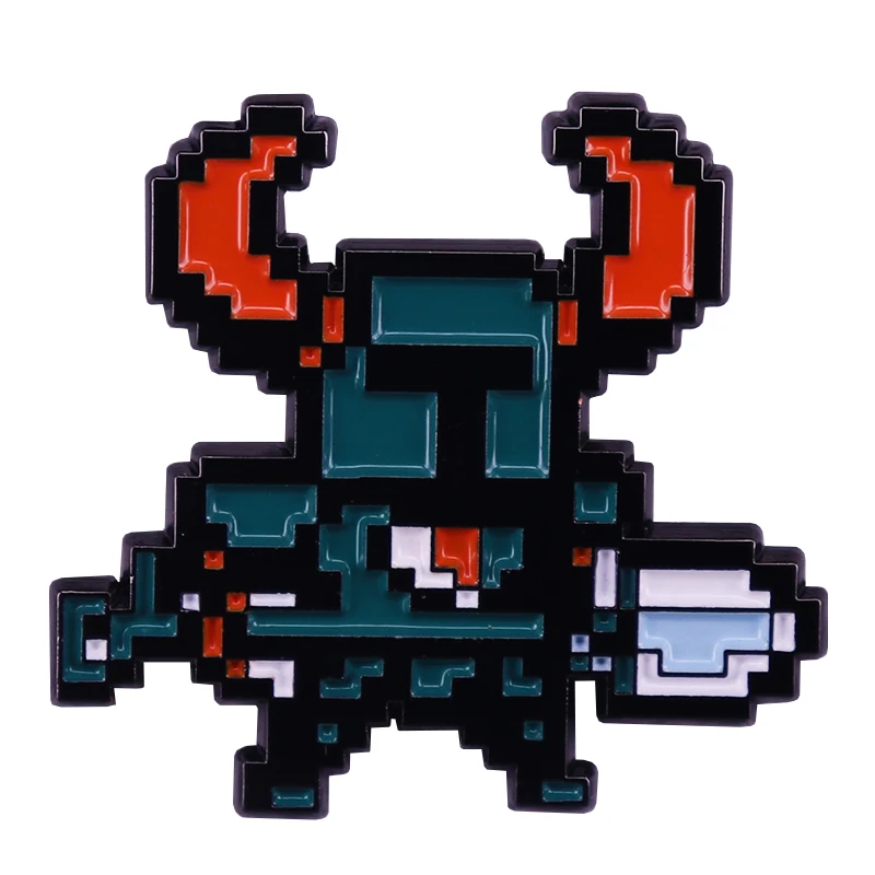 Lashovel Knight Pin Classic 8-Bit Pixel Retro Estetic Video Game Art Darček