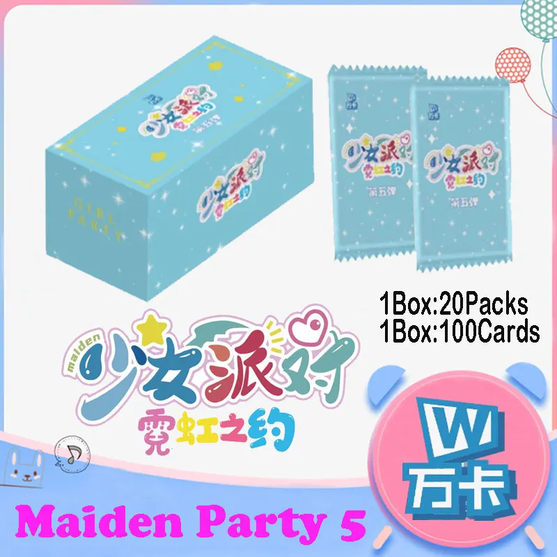 Last Wanka Maiden Party Wave 5 Zbierka Karta Goddess Story Waifu Booster Box ACG TCG CCG Doujin Toy and Hobbies Gift