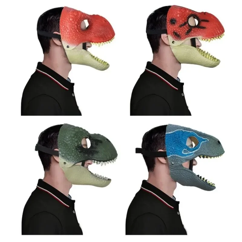 Latex Dinosaur Mask Full Face Cosplay rekvizity festival karnevalové oblečenie večierky Dodávky maškaráda loptičiek maska ​​festivalu darčeky