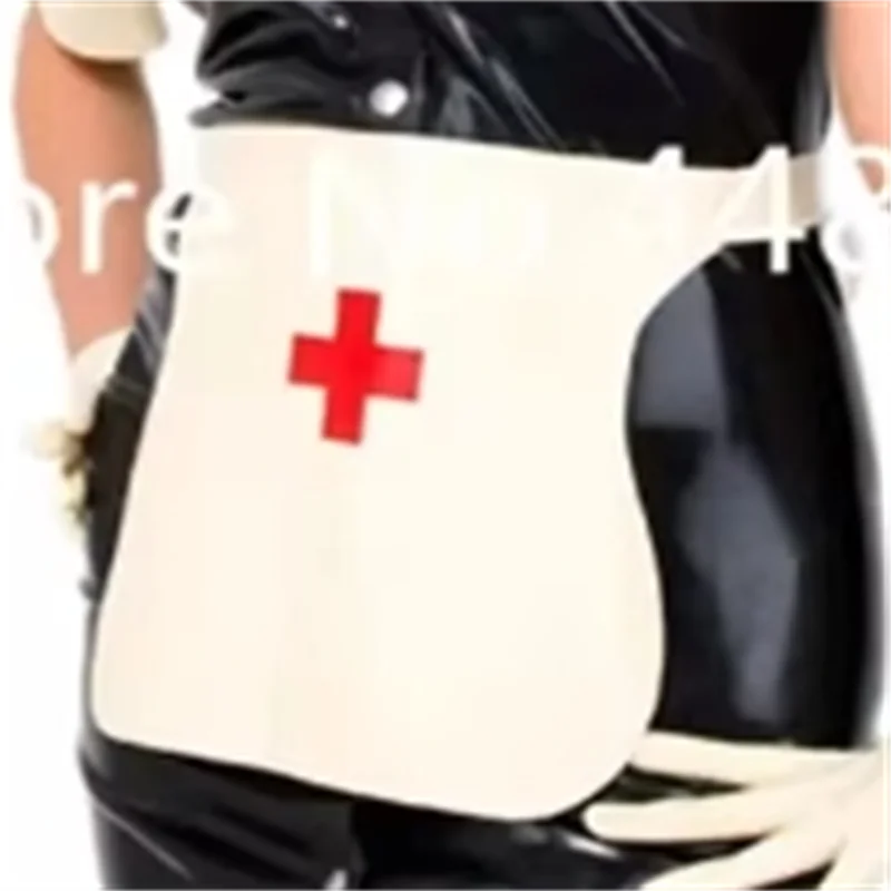 Latex Nurse Dress Uniforma pre ženy (iba zástera)