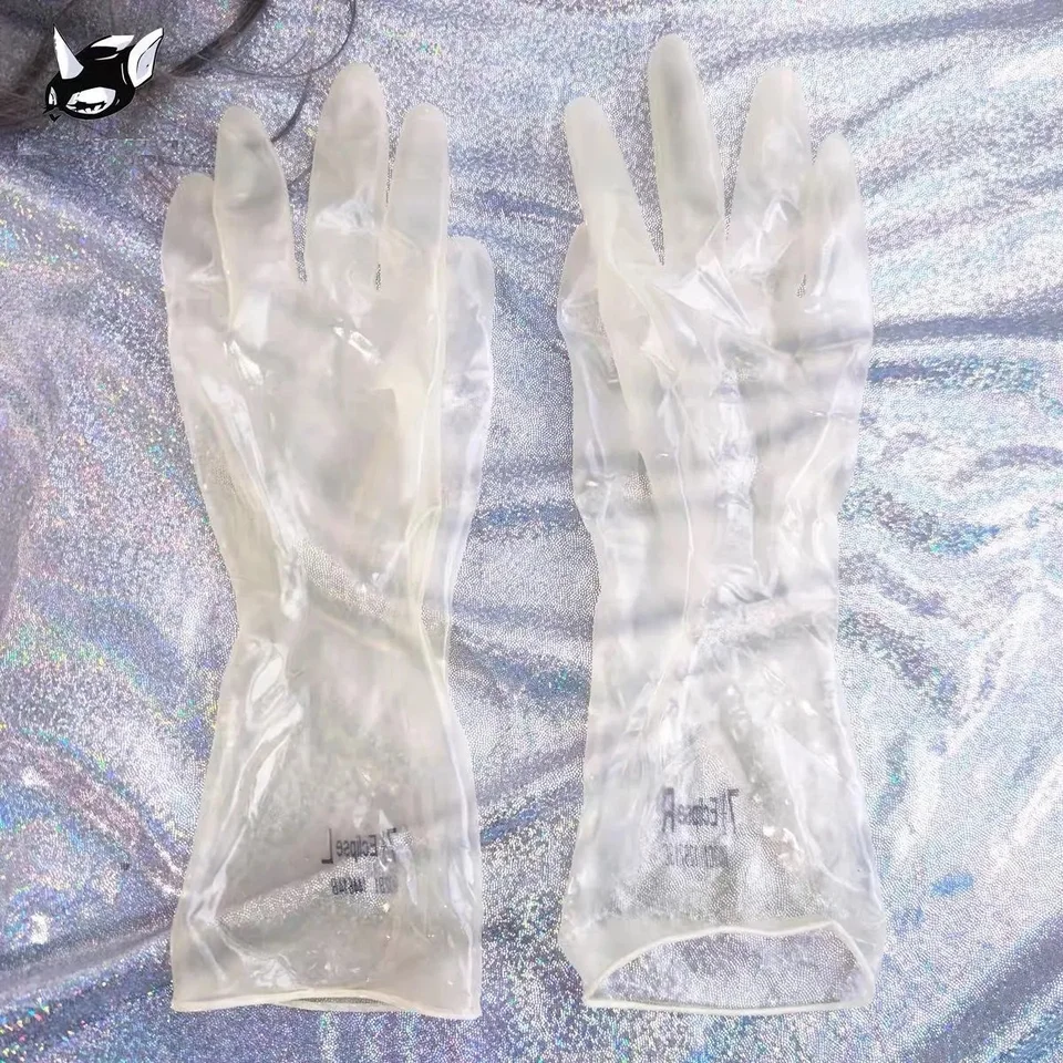 Latex číry mäkký tenký sexy rukavice