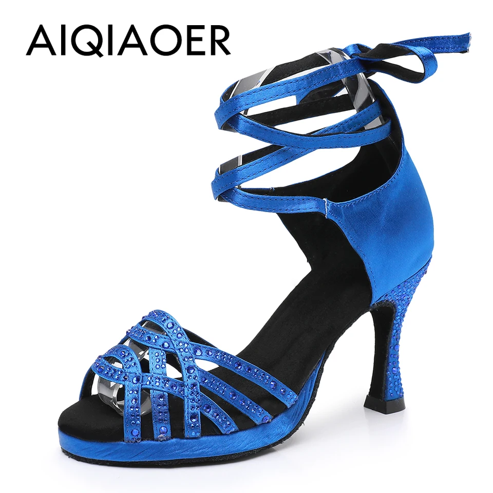 Latinské tanečné topánky pre dámske tanečné topánky pre ženy, sandálové platformy High Heels Classical Dance Practice Clother Woman Woman Summer 2024