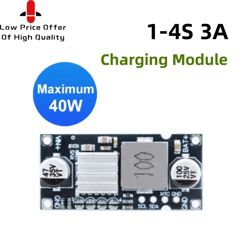 Laubei 1s 2s 3s 4S 5V-26V 3A 40W lítium Batery nabíjanie SPECITNÝ MODUL S DOPRAVOM s teplotou nastaviteľná nastaviteľná IP2365