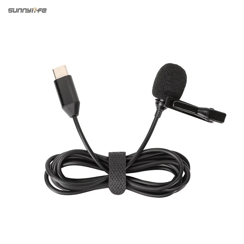 Lavalier Mikrofón pre Insta360 ACE Pro Professinal Exrnnal MIC pre 360 ​​ACE zaznamenávajúci Adaptér rozhrania MIC typu C Type-C