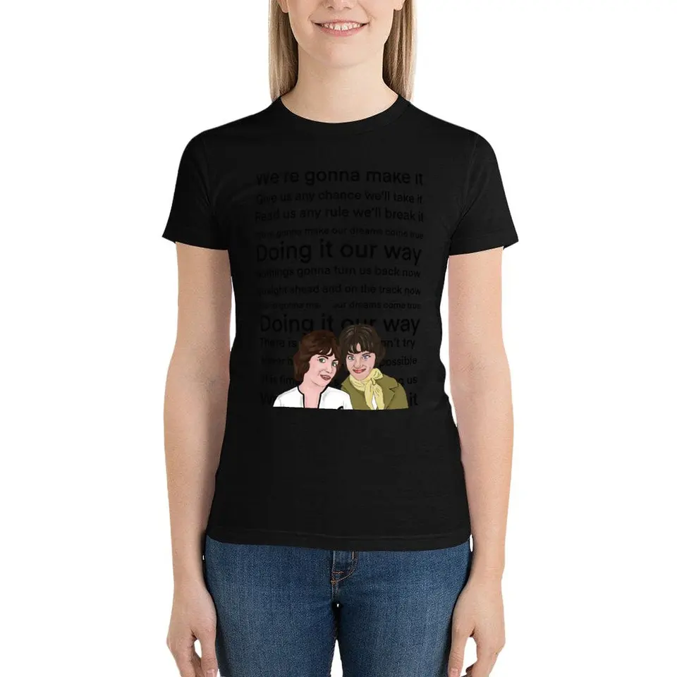 Laverne a Shirley Tričko blúzky Ženské oblečenie biele tričká pre ženy