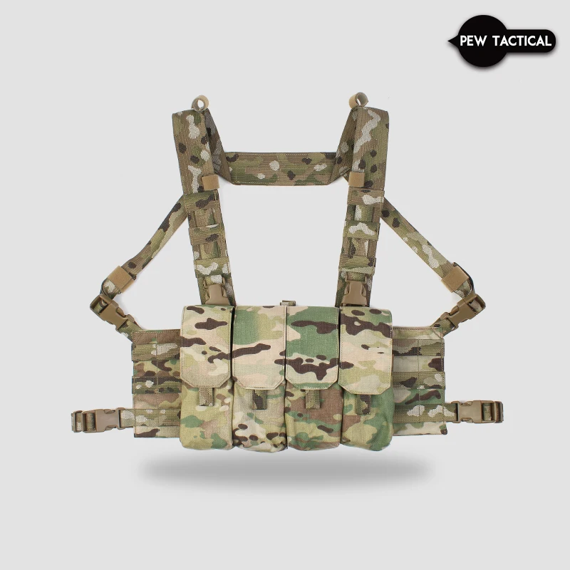 Lavica Tactical GT Recce Rig Rig Rig s štyrmi magickými vreckom airsoft poľovníctvo
