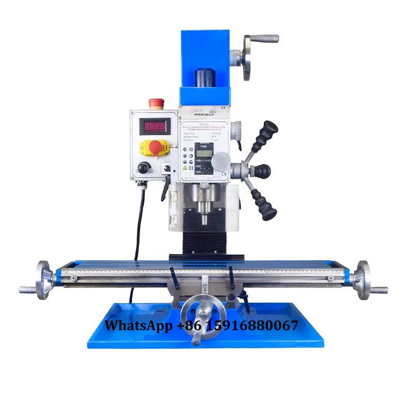 Lavičkový frézovací stroj VM25L Vŕtačka vŕtacieho stroja Metric Fleging 50-2500RPM 1100W Brushless mlyn mlyn mt3