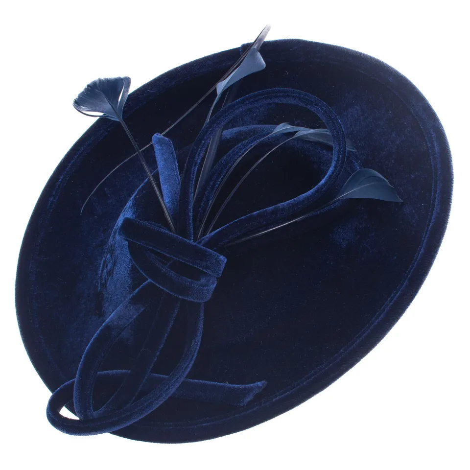 Lawliet Elegantná dámska slučka Velvet svadobná príležitosť fascinator fascinator Had a624