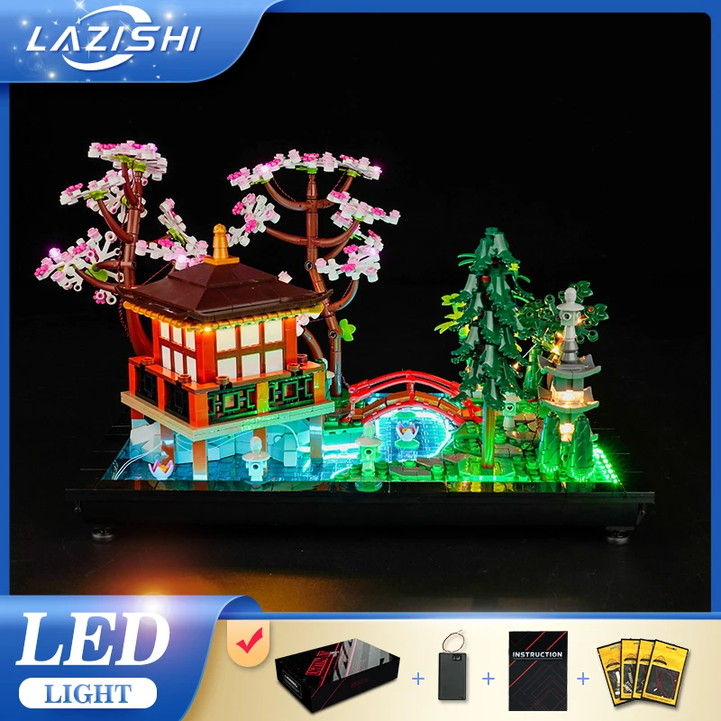 LAZISHI LED LIGHT 10315 SET Vhodné pre darčekové bloky na pokojné záhradné budovy (iba osvetľovacie príslušenstvo)