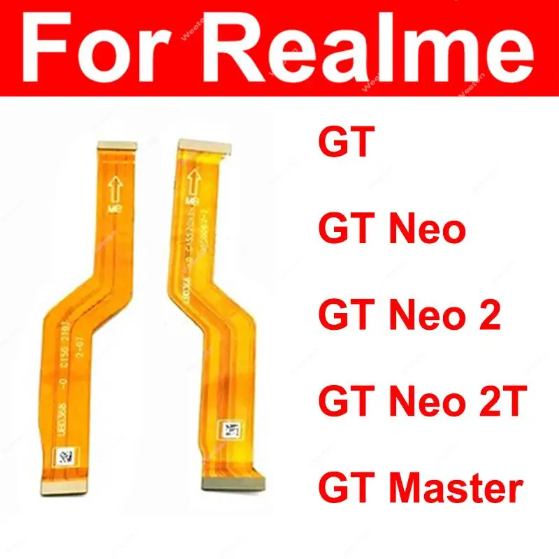 LCD hlavný flex kábel pre Realme GT Neo 2 2T Neo Flash GT Master 5G Základná doska LCD Displej Flex Ribbon Výmena