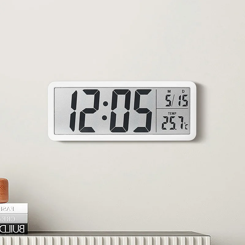 LCD obrazovka digitálne nástenné hodiny Čas Čas a teplota Displej Elektronické hodiny