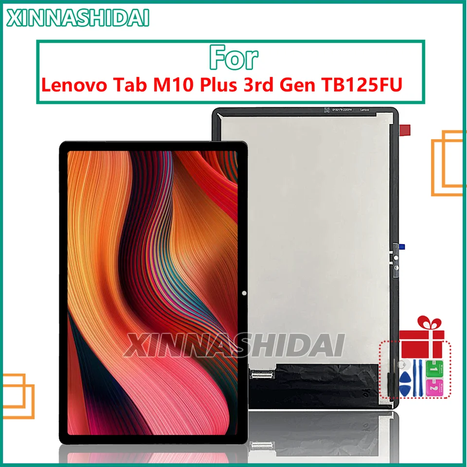 LCD pre lenovo tab m10 plus 3. gen TB125FU TB128FU TB128XU DIGITÁRSKÝ DIGITÁTOR s LCD displej