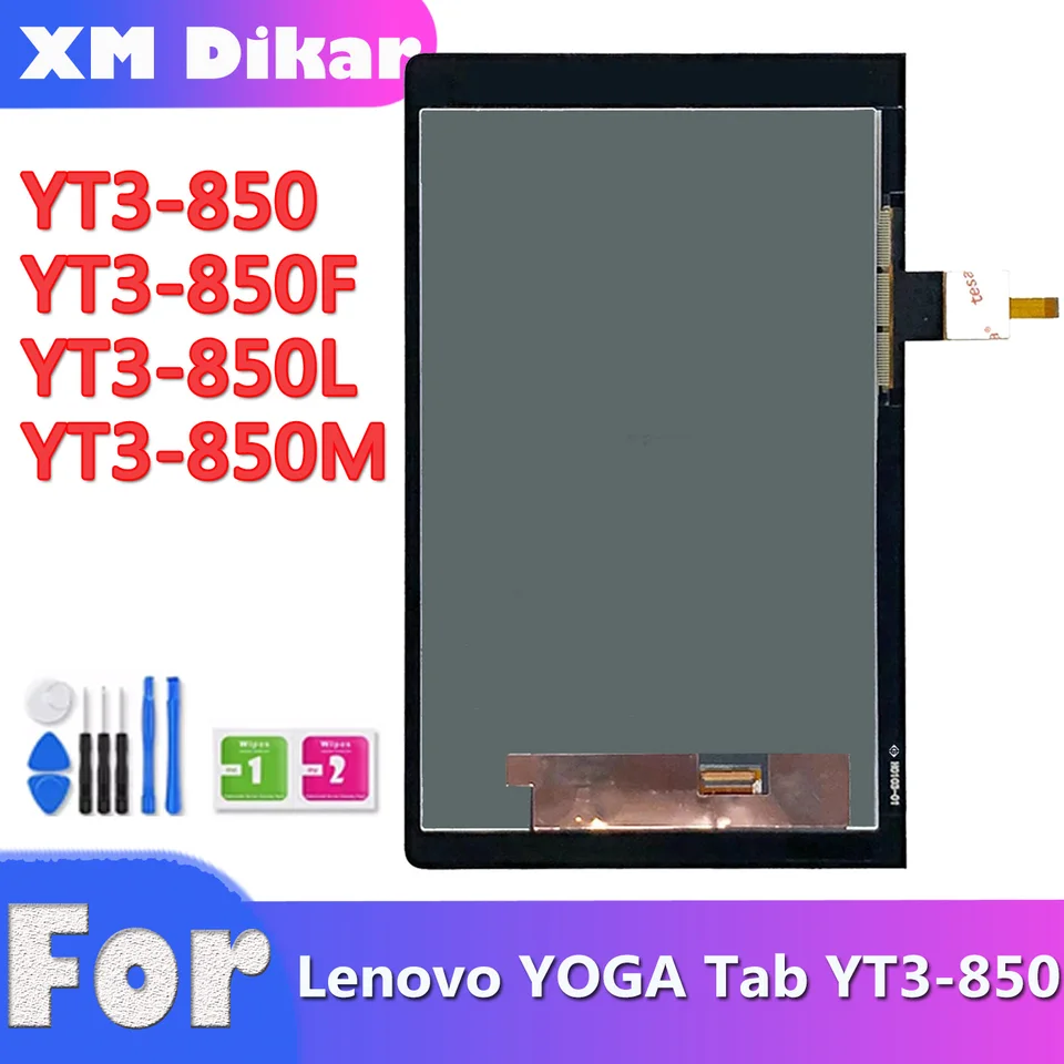 LCD pre tabuľku Lenovo Yoga 3 8.0 YT3-850 YT3-850M YT3-850F LCD DISPLEY DISPLET DISPITIZER DIGITÁRU TABULE TABLET TABLET PC