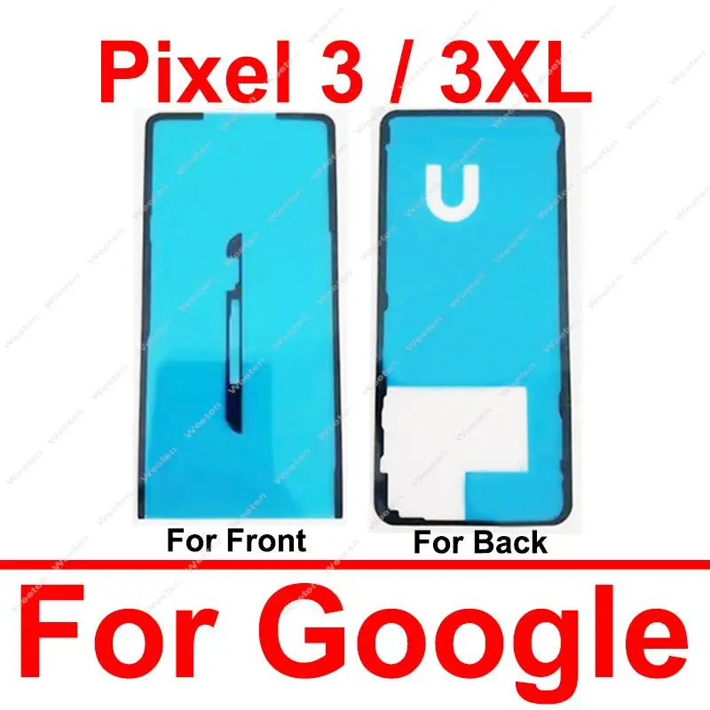 LCD+zadné lepidlo pre Google Pixel 3 3 XL 3XL prednej obrazovky lepidla lepidla lepidla zadné kryt