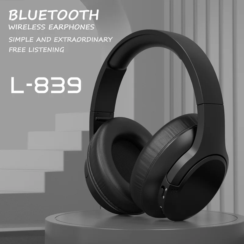 LDON L839 Bluetooth 5.3 slúchadlá slúchadiel Skladacie herné headset Sport Suilphone s mikrofónmi v slúchadlách