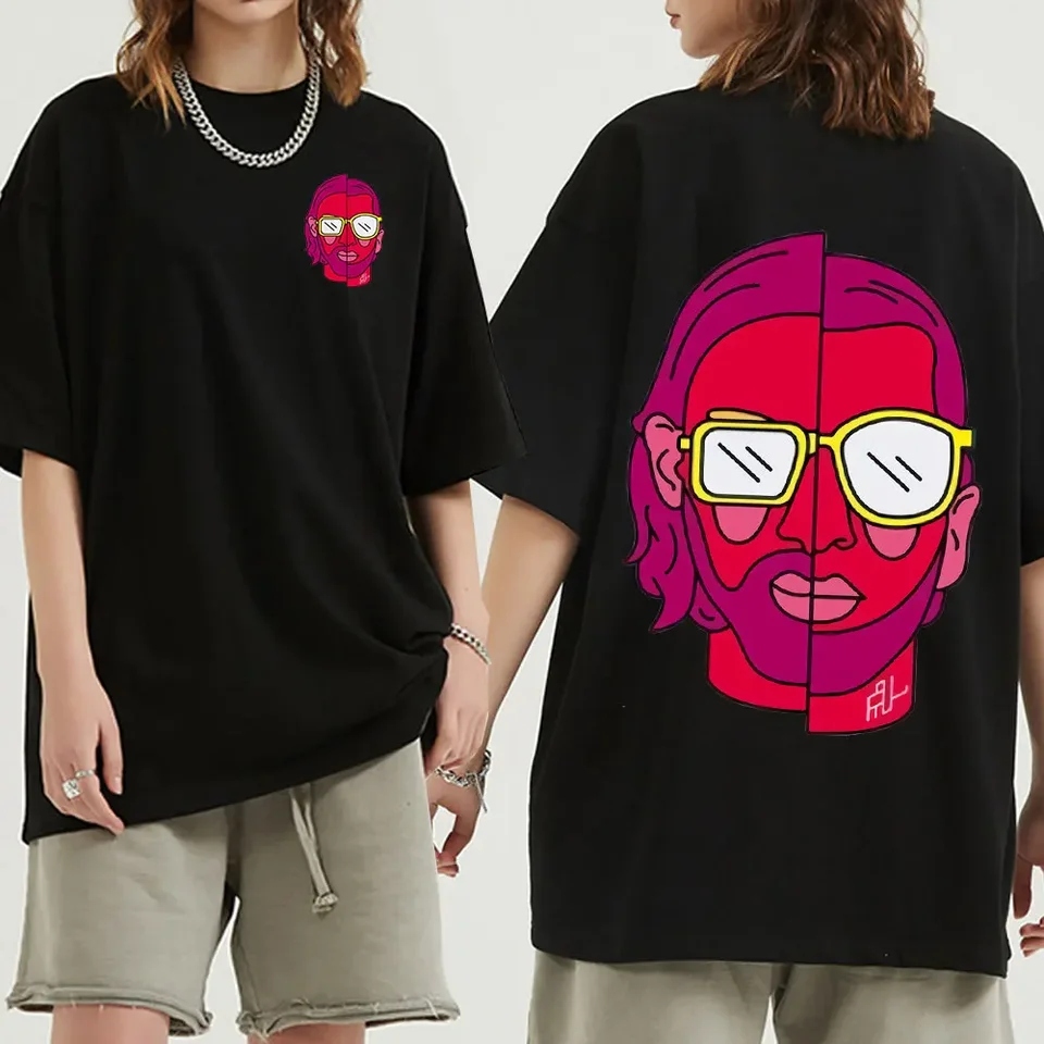Le Monde Chico Graphic tlat Tshirt Streetwear Album Pnl francúzske rapové tričká Summer bavlna