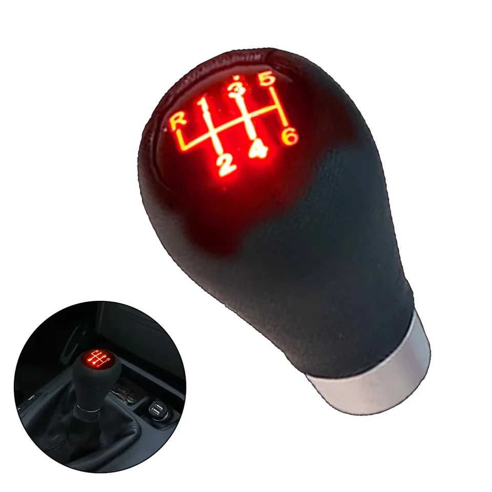 LED 6 -Speed ​​Car Shift Handball Gomb Interiér Doplnky pre BMW E23 E30 E32 E36 E38 E46 E52 E53 E60 E61